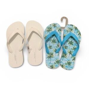 Old Navy bundle of 2 kids 1-2 Y youth Sandals Casual Summer Footwear flip flops!